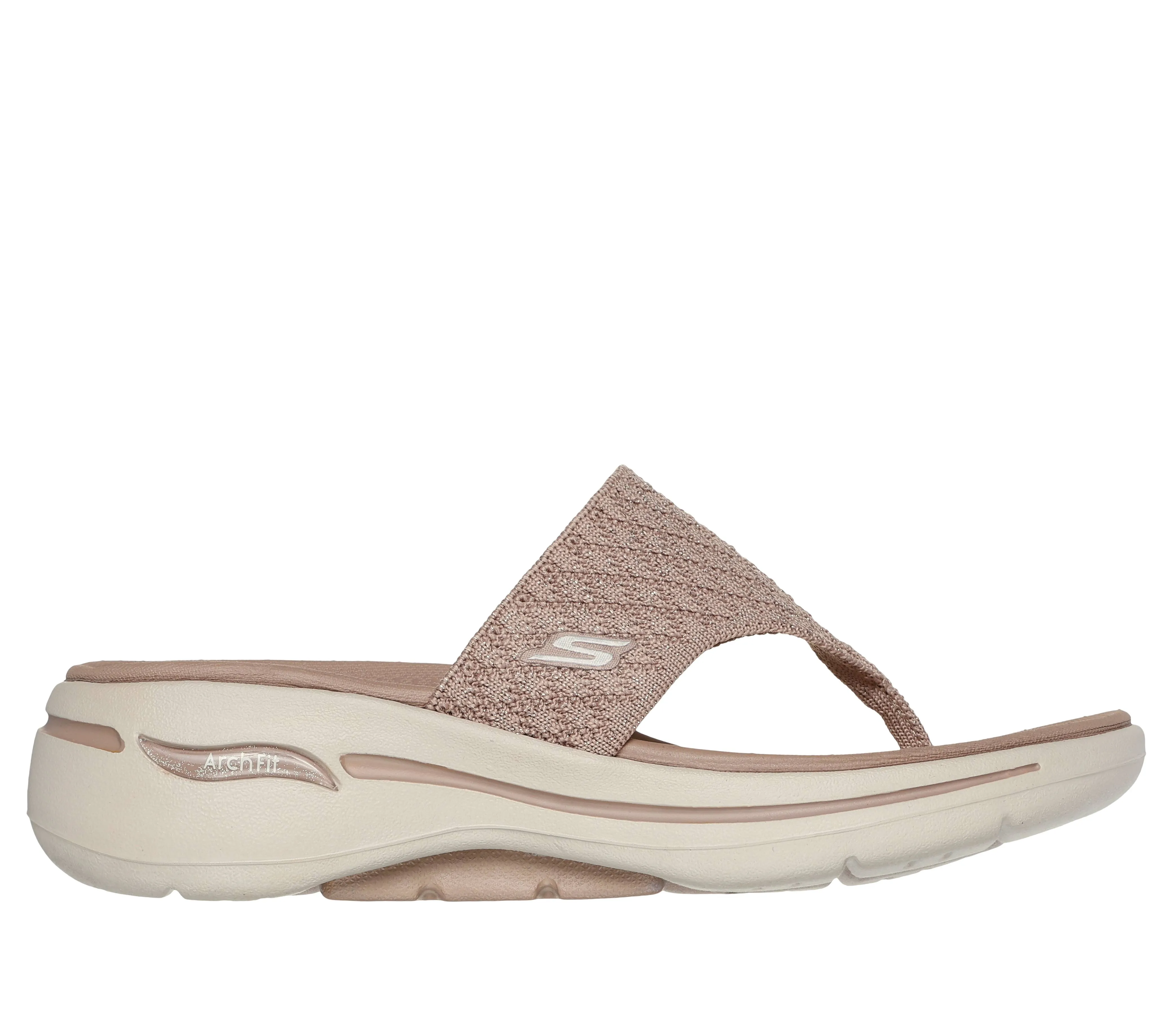 Women's Skechers, Go Walk Arch Fit Sandal – Spellbound Sandal Taupe 7 M