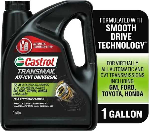 Castrol Transmax ATF/CVT Universal Automatic Transmission Fluid, 1 Gallon