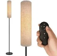 Floor Lamp for Bedroom Living Room Office with Remote Control Modern Living Room LED 4 Color Temperature & Stepless Dimmer, Standing Elegant Lamp 3000k-7000k (Round)