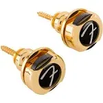 Fender Infinity Strap Locks, Gold, Set of 2 with Buttons and Screws, 0990818649