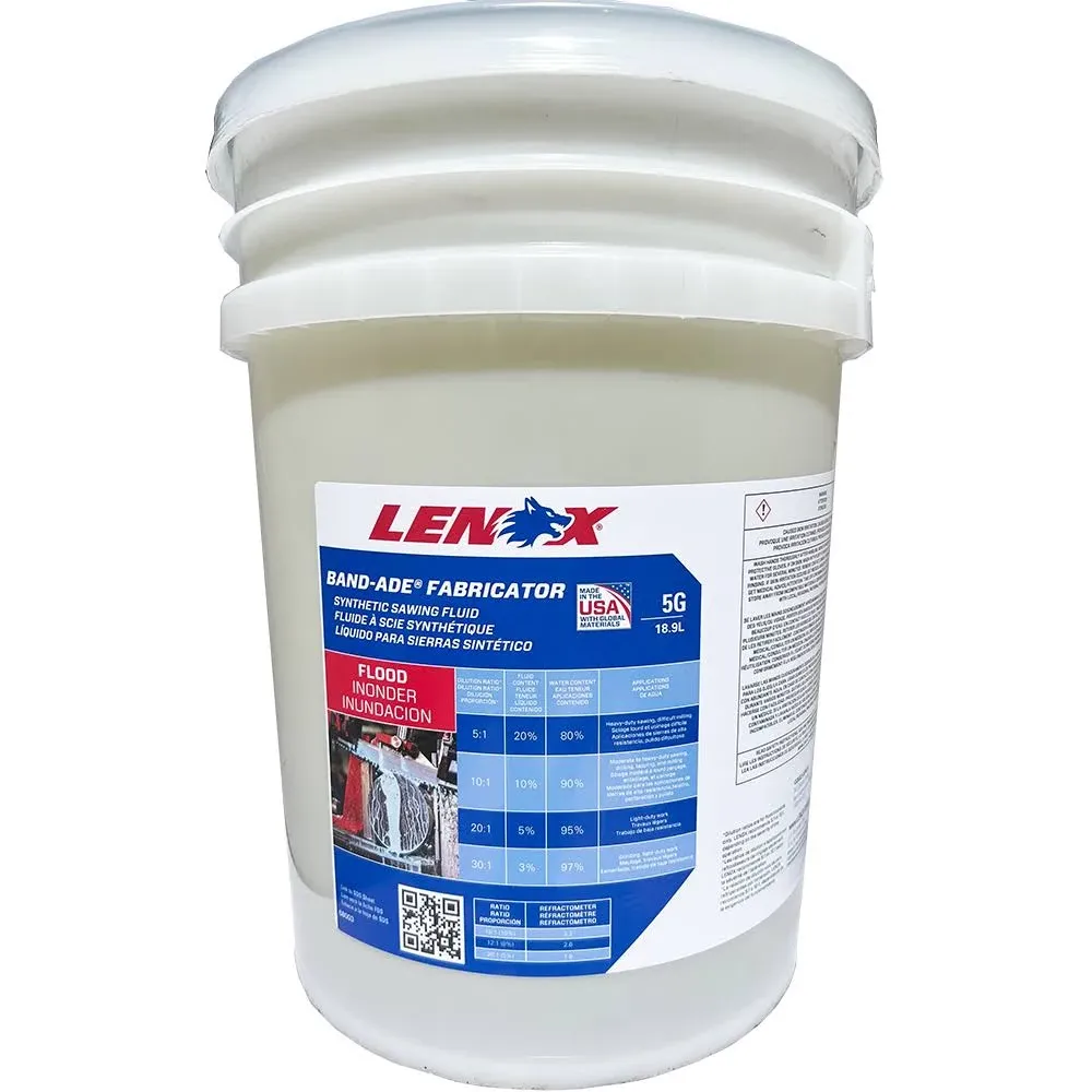 Lenox Band-Ade ® Band Saw Fluid 5-gallon