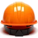 Pyramex HP14140 SL Series Cap Style Hard Hat - 4-Point Ratchet Suspension - Orange