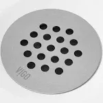 Vigo Vessel Bathroom Sink Grid Drain - Brushed Nickel