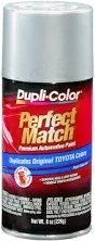 Perfect Match Touch Up Spray Paint: Classic Silver Mica (1F7), 8 oz