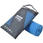 Rainleaf Microfiber Towel Blue 24 x 48 Inches