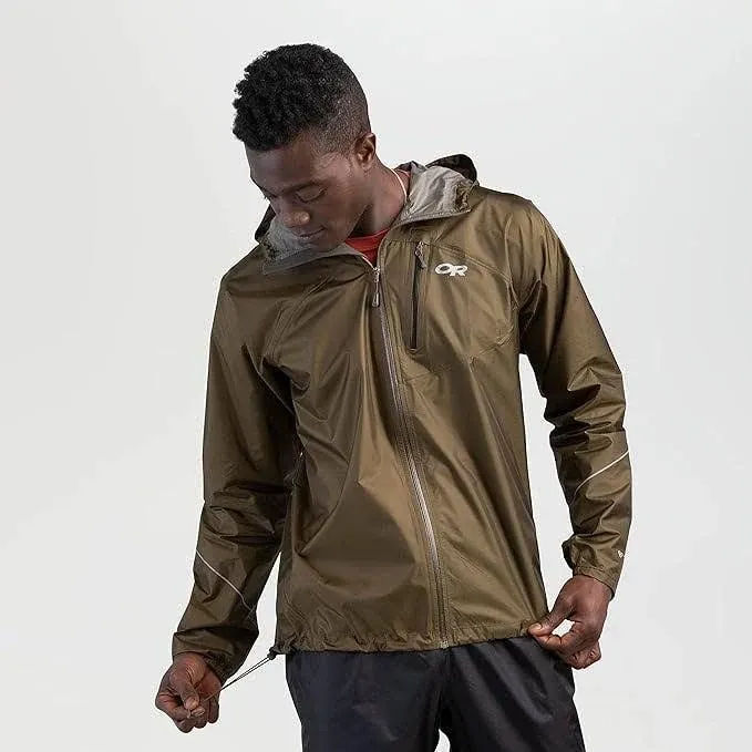 Outdoor Research Helium Rain Jacket, Men's Coyote