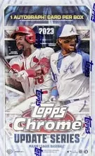 2023 Topps Chrome Update Series Baseball Factory Sealed Hobby Box