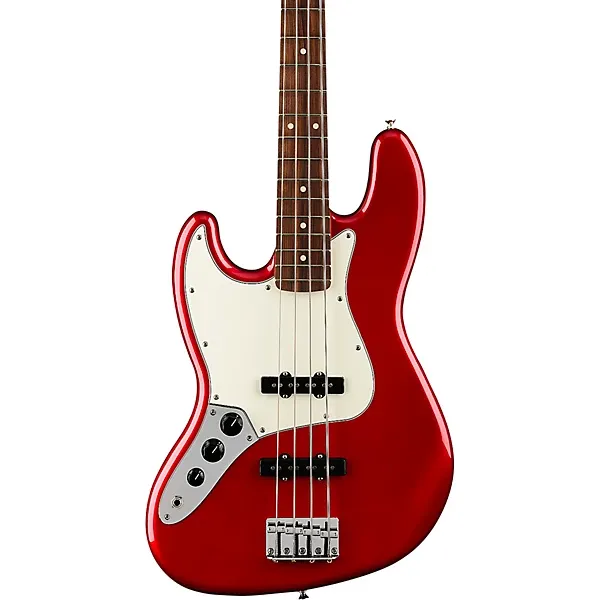 Fender Player Jazz Bass Pau Ferro Fingerboard Left-Handed Candy Apple Red