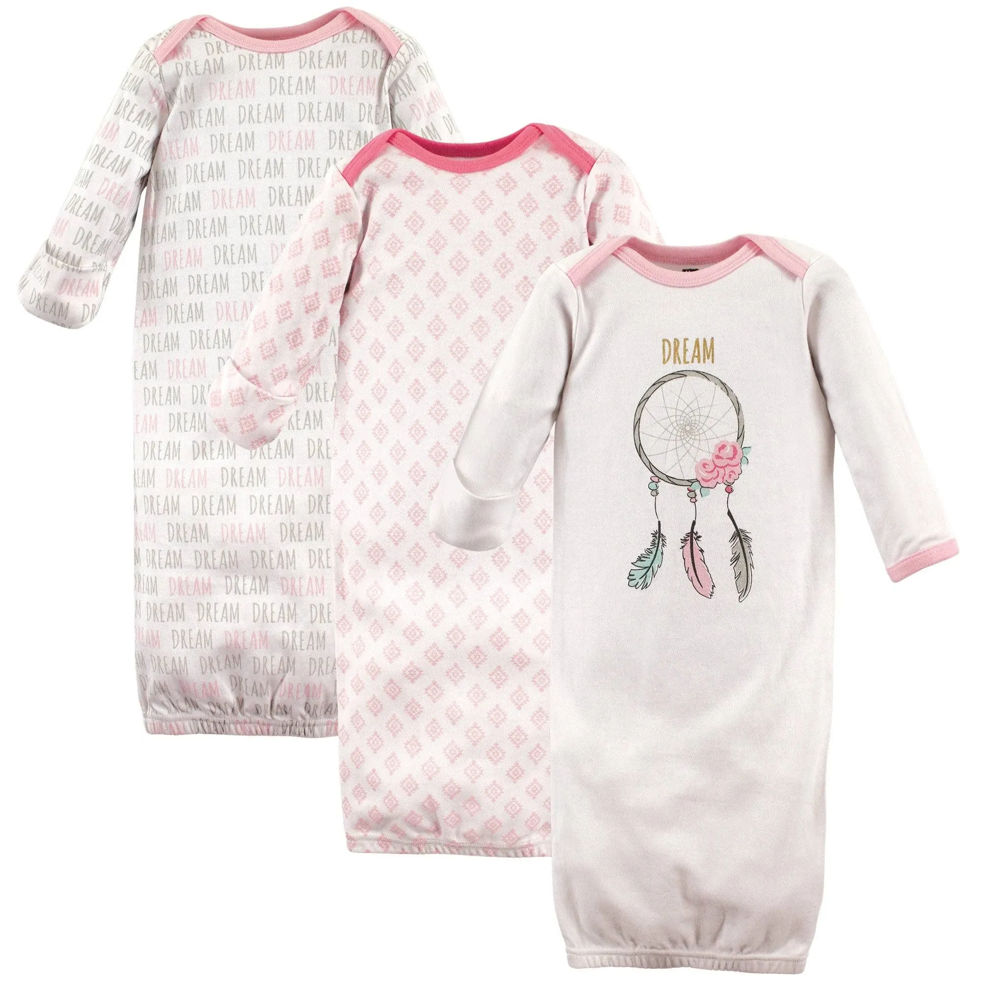 Hudson Baby Cotton Gowns Dream Catcher / 0-6 Months