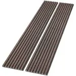 ROOMTEC Acoustic Wood Wall Panels, 94.49” x 12.6” Soundproof Wall Panels, Wood Slat Wall Panels for Wall Decor (Walnut)