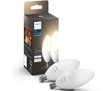 Philips Hue White E12 Bluetooth Smart LED Decorative Candle Bulb