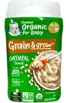 Gerber Baby Organic Cereal Oatmeal, 8oz, 1st Foods #1 Pediatricians Recommended