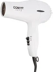 New Conair 247VHN 1875W Mid-Size Powerful Drying and Styling Hair Dryer in White