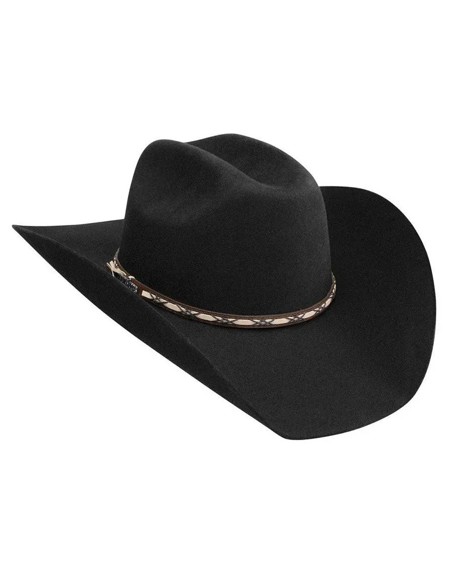 Resistol Jason Aldean Amarillo Sky 4X Wool Cowboy Hat - Black