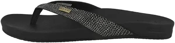 Reef Cushion Court Women's, Black Sassy / 10