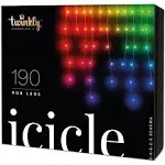 Twinkly Icicle App-Controlled Smart LED Christmas Lights 190 RGB