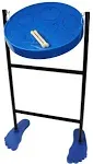 Jumbie Jam Steel Drum Kit - Metal Z-Floor Stand (G) Silver