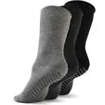 Gripjoy Men's Crew Grip Socks Black 3-Pack