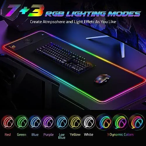 Gimars Upgrade RGB Mouse Pad