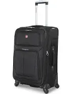 Expandable Sion Softside Luggage - Rolling Suitcase, Multiple Pockets - 25-Inch