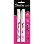 Sharpie Oil-Based Paint Medium Point Marker, White - 2 Pack