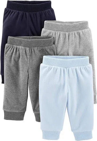 Simple Joys by Carter&#039;s 4 Pack of Fleece Pants, 18 Month size