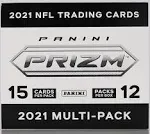 2021 Panini Prizm Football, Cello Multi-Pack Box