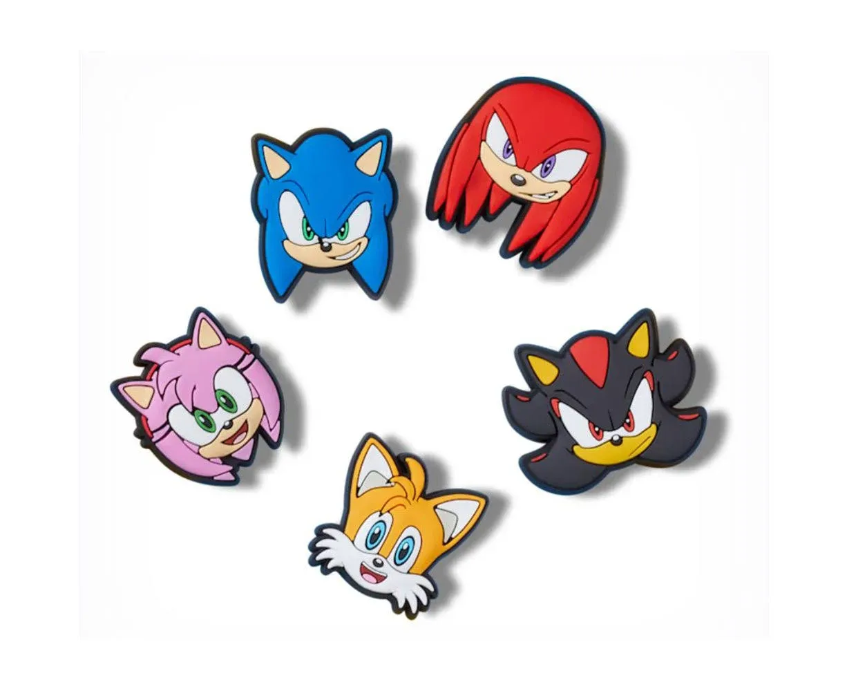 Crocs Sonic The Hedgehog 5 Pack Jibbitz