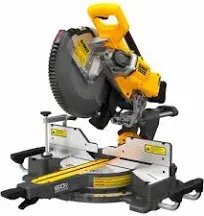 DeWalt DCS781B 60V Max Brushless 12 in. Double Bevel Sliding Miter Saw, Tool Only