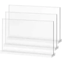 NEWNEWSHOW 8.5x11 Acrylic Sign Holder 3 Pack