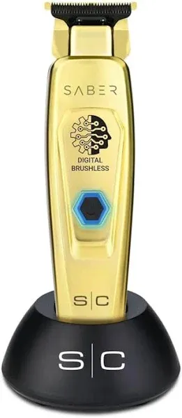 StyleCraft SC405G Saber Metal Cordless Trimmer w/ Brushless Motor Gold NEW