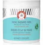 First Aid Beauty Facial Radiance Pads with Glycolic + Lactic Acids 60 Pads / Pack