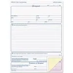 Adams® Contractor Proposal Form, Three-Part Carbonless, 8.5 x 11.44, 50 Forms Total