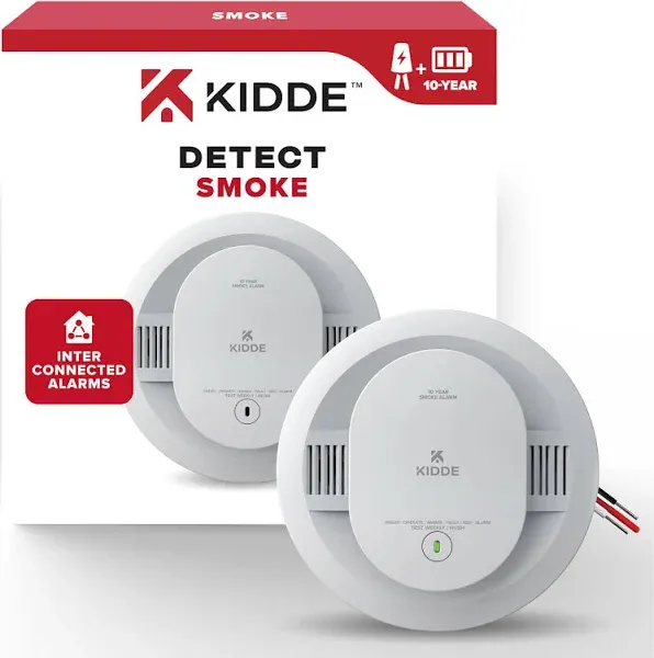 Kidde Smoke Detector 10-Year Battery