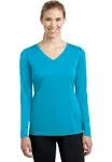 Sport-Tek LST353LS - Ladies Long Sleeve PosiCharge Competitor & V-Neck Tee M Lime Shock