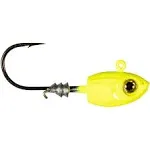 Z-Man Micro Shad Headz - Chartreuse - 3/16 oz.