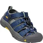 KEEN Big Kids Newport H2 Sandals - Blue Depths/Gargoyle - 4