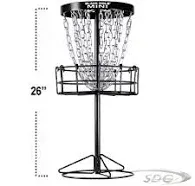 MVP Black Hole Mini Disc Golf Basket