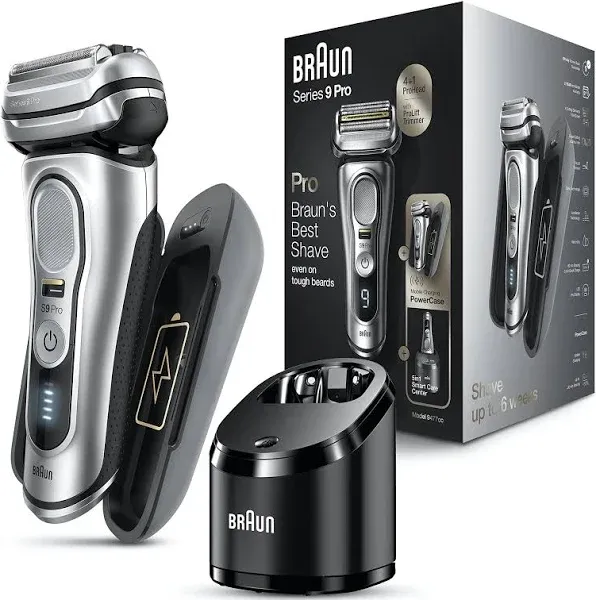 Braun Series 9 Pro Electric Shaver with PowerCase - Silver (9577cc)