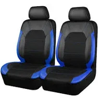 CAR PASS Universal Leather Two Front Seat Select Size, Color 