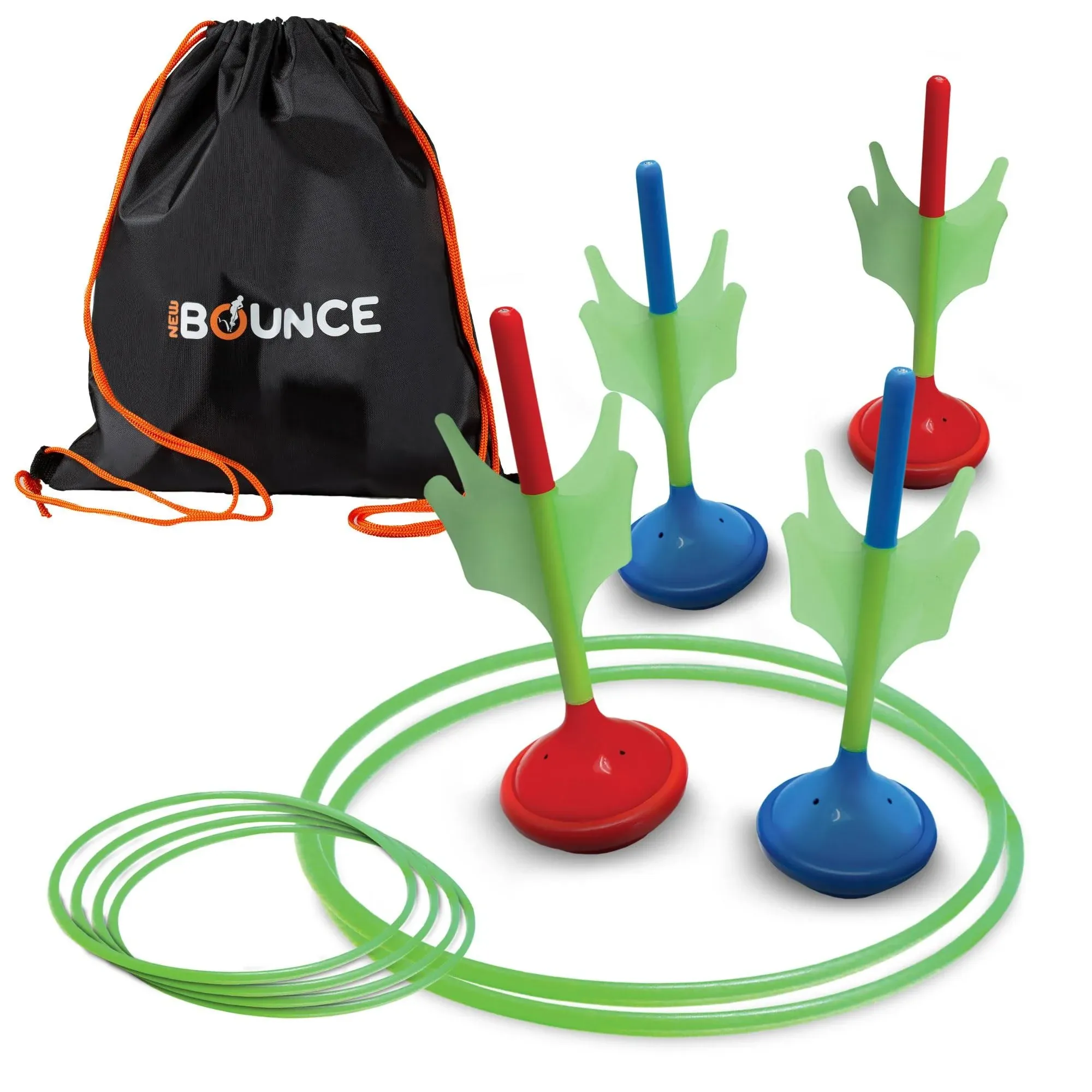 JOYIN Lawn Darts Game Set for Kids and Adults - Glow in The Dark Outdoor Games Lawn Games for Adults and Family, Soft Tip Lawn Darts Set for Kids