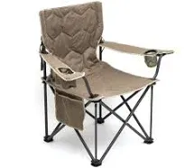 Sunnyfeel XL Oversized Camping Chair Extra Wide Folding Lawn Chairs with Armrest Padded Portable for Outdoor