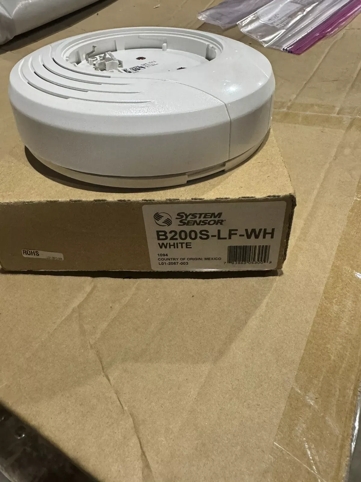 Fire-Lite System Sensor B200S-LF-WH Addressable Sounder Base