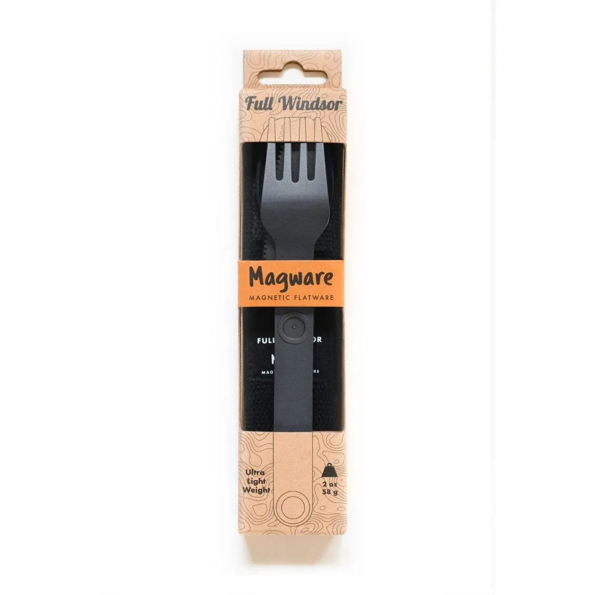 Full Windsor - Magware Magnetic Flatware Single Set - Black