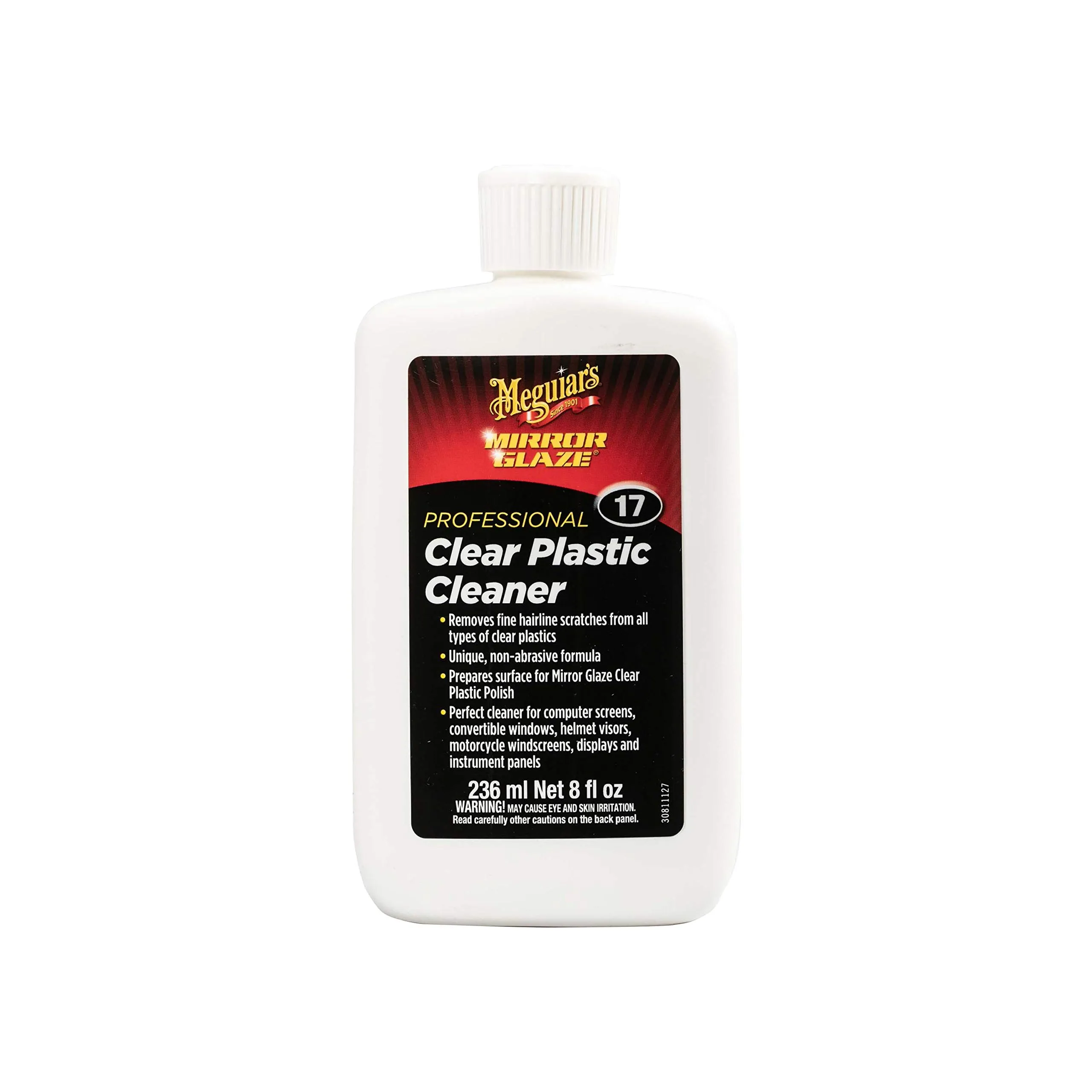 Meguiar's M1708 Mirror Glaze Clear Plastic Cleaner