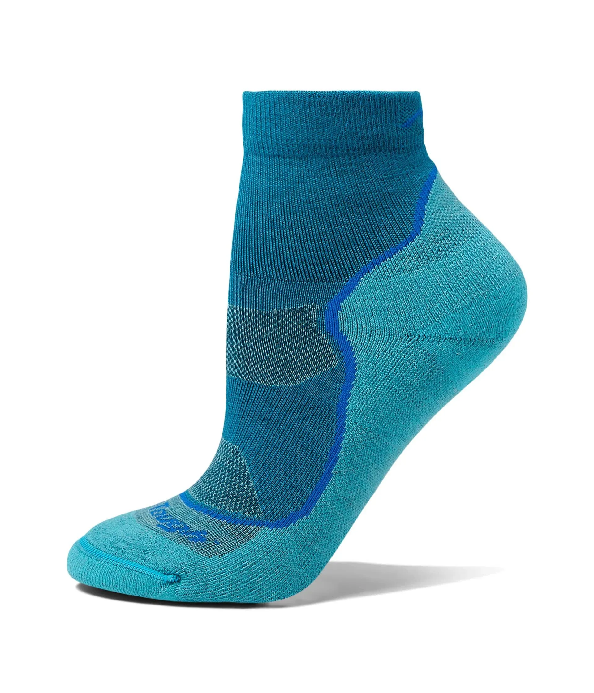 Darn Tough Women's Light Hiker 1/4 Lightweight Cushion Sock - Small - Cascade