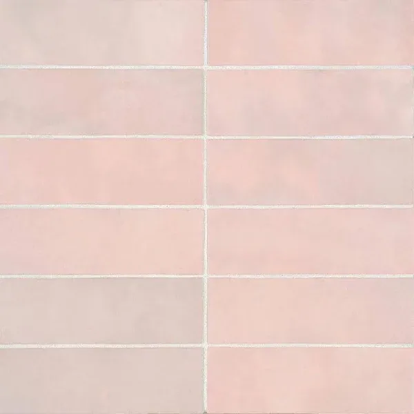 Cloé 2.5" x 8" Ceramic Tile in Pink