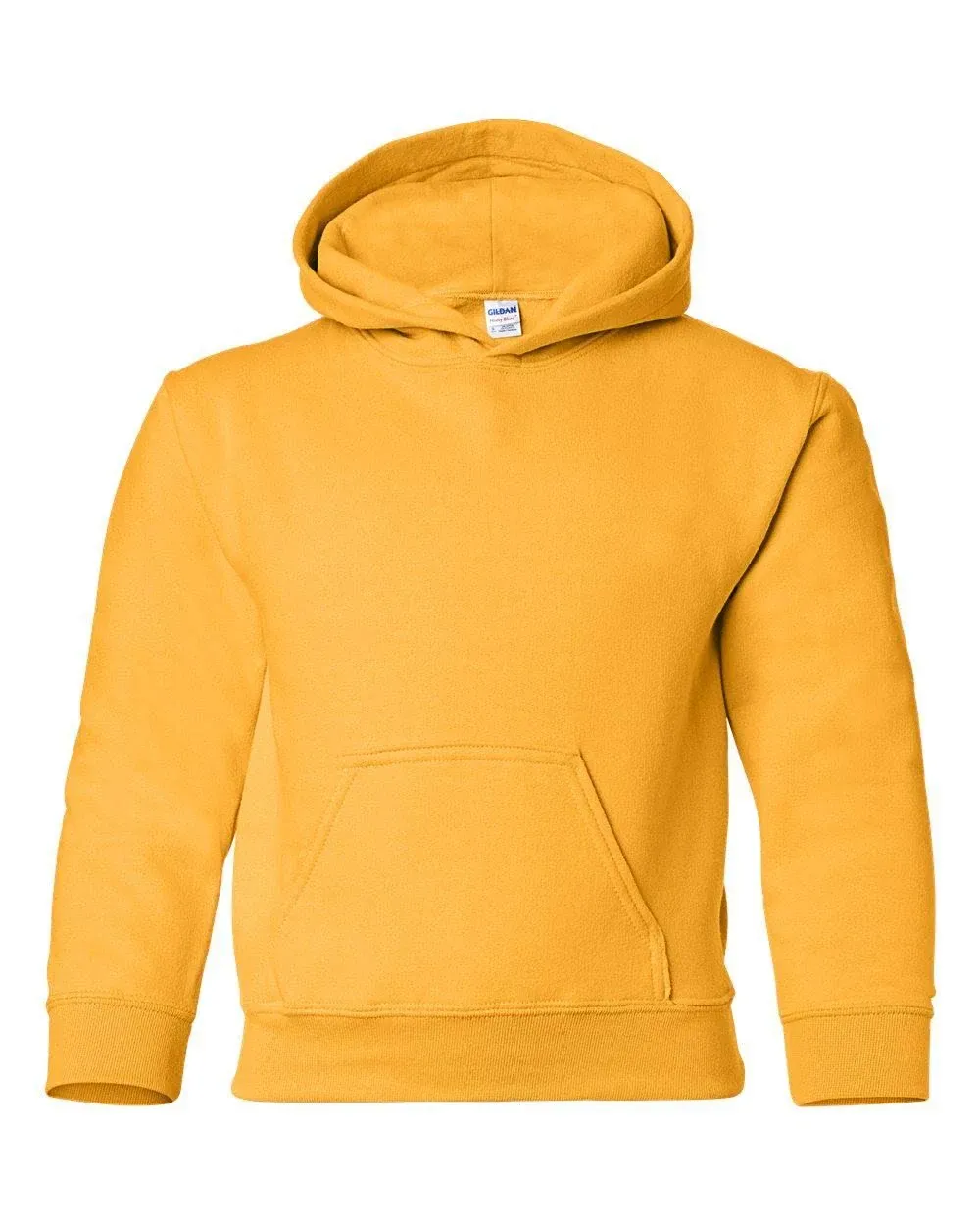 Gildan 18500B Heavy Blend Youth Hooded Sweatshirt - Gold, M