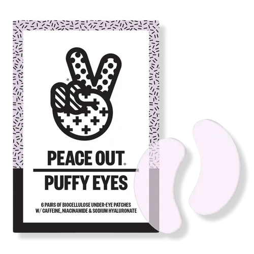 Peace Out Puffy Under-Eye Patches, One Size , Multiple Colors