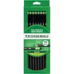 Ticonderoga Pencils, No. 2 HB, Sharpened - 10 pencils